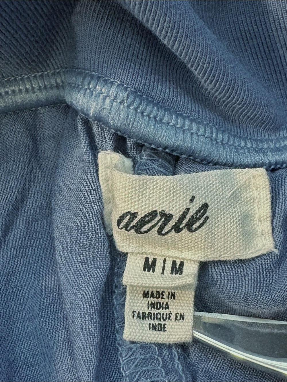 Aerie At The Barre Convertible Maxi Skirt Strapless Dress Blue M - Picture 7 of 7